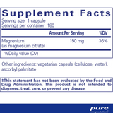 Pure Encapsulations Magnesium (Citrate)